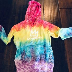 Mammoth Mountain souvenir sweatshirt. Rainbow